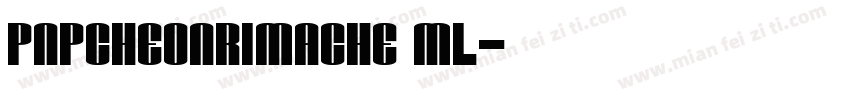 PnPCheonRiMaChe ML字体转换